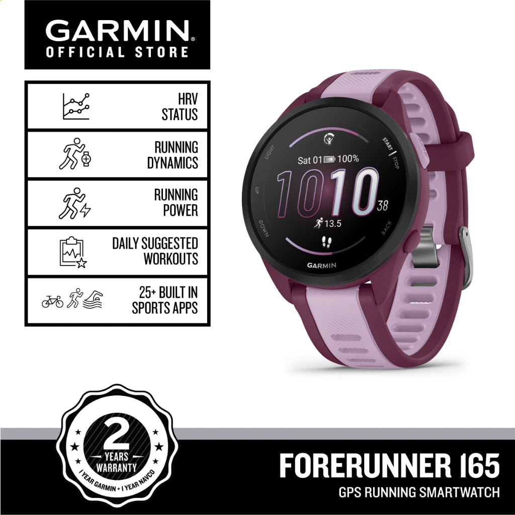 Garmin Forerunner 165 Music Running GPS Smartwatch