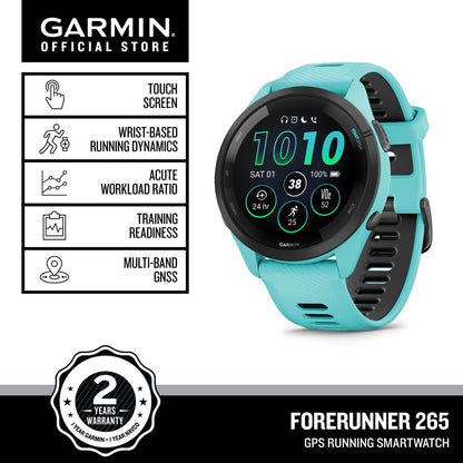 Garmin Forerunner 265 Running GPS Smartwatch