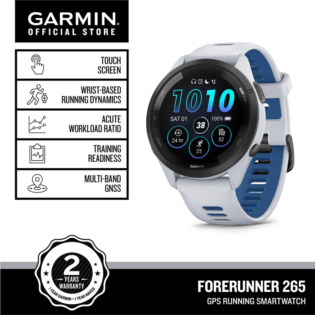 Garmin Forerunner 265 Running GPS Smartwatch