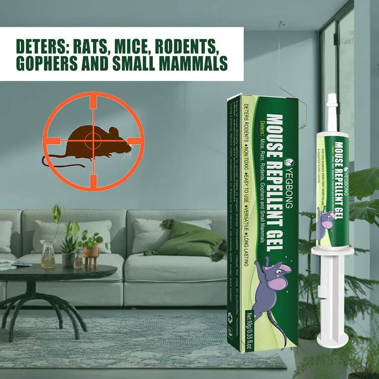 Yegbong MOUSE REPELLENT GEL 10g - deters rats, rodents, gophers and small mammals