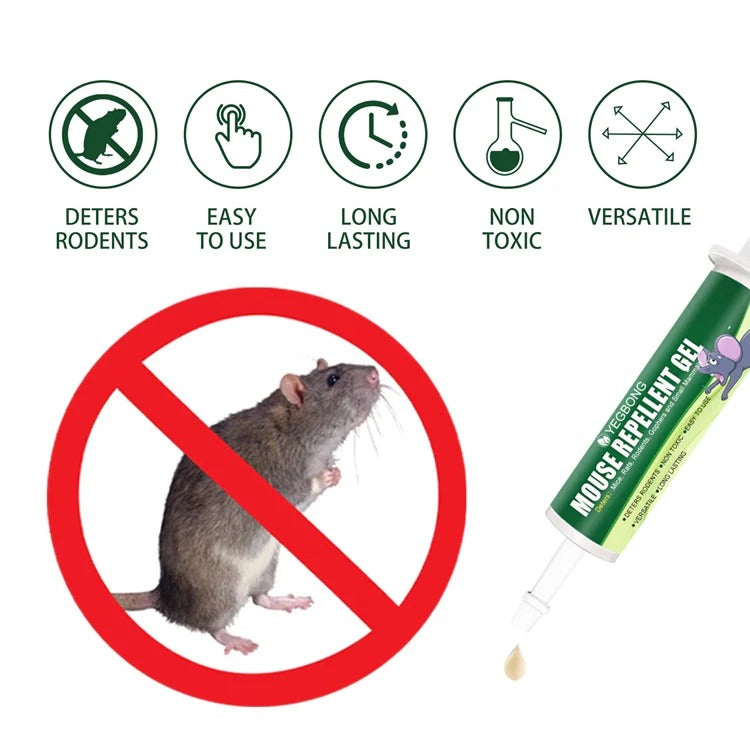 Yegbong MOUSE REPELLENT GEL 10g - deters rats, rodents, gophers and small mammals