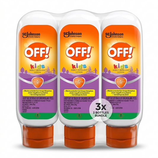 OFF! Insect Repellent Lotion for Kids- 100ml x 3 pcs
