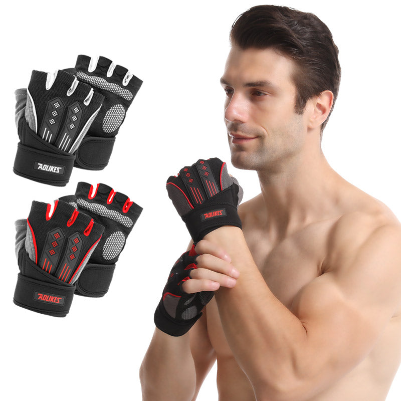 Aolikes 115 Palm Protection Gym Gloves