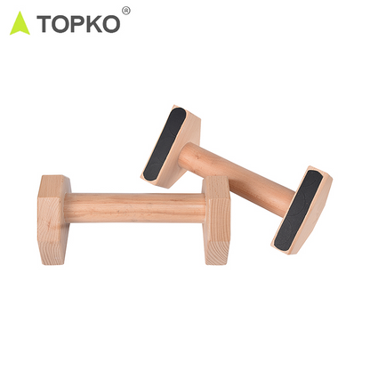 Topko Wooden Non-slip Push-up Bar