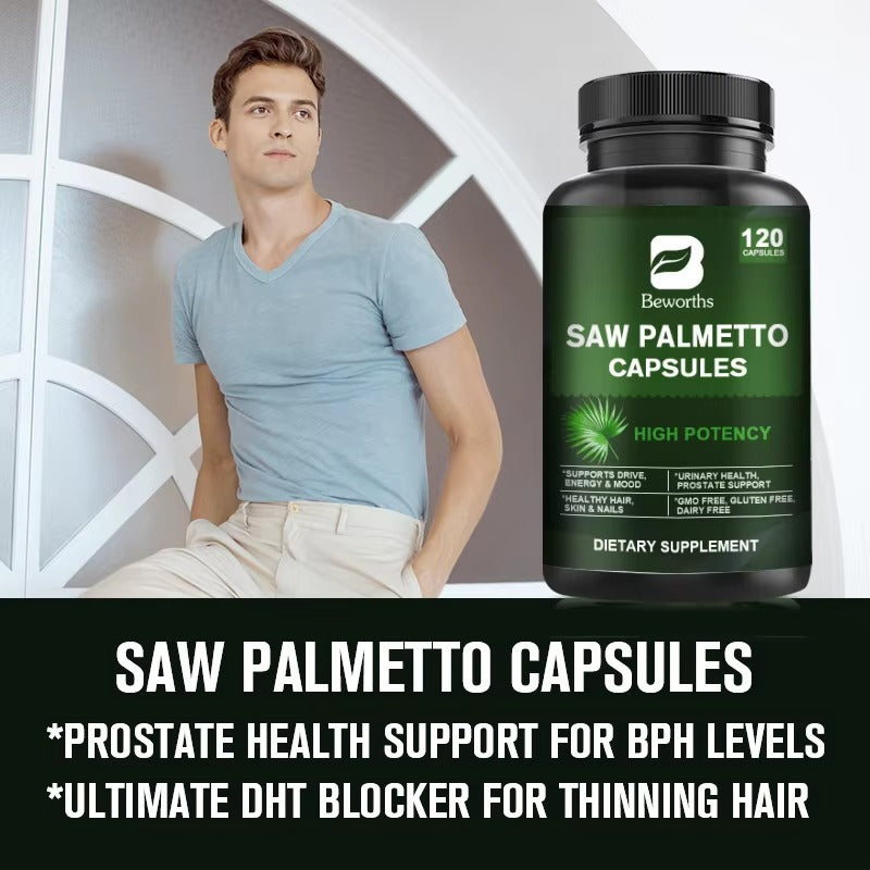 Beworths Saw Palmetto Capsules Dietary Supplement