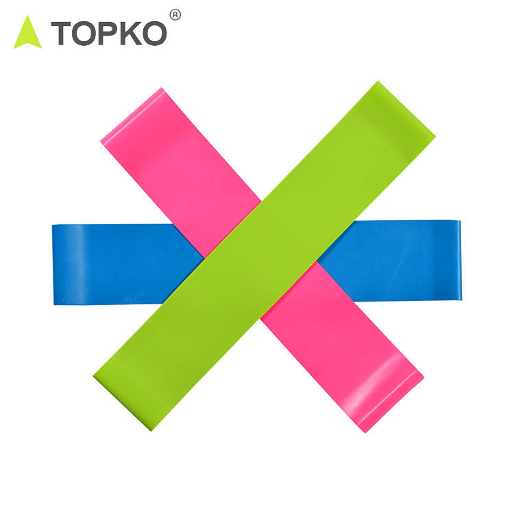 Topko TPE RESISTANCE BANDS Loop- 5pcs SET