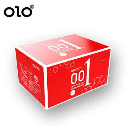 OLO 001 DELAY DRAGON CONDOM 10 PCS - round packaging
