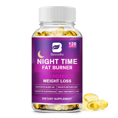 Beworths Night Time FAT BURNER Capsule for Dietary Supplement