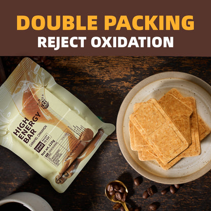 CARAMEL CINNAMON High Energy Bar 120g x 12pcs (1 Box) - Exp. Date 2045