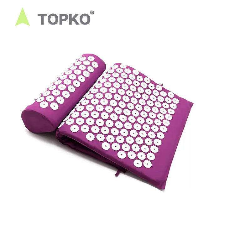 TOPKO Eco-friendly Cotton Material Acupressure Mat & Pillow Set