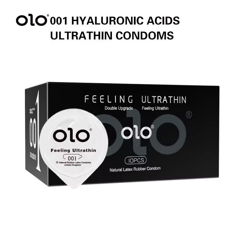 OLO 001 DELAY DRAGON CONDOM 10 PCS - round packaging