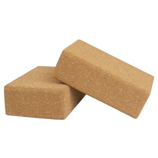 TOPKO Fitness Eco-friendly Natural Pilates Cork Yoga Block 1pc