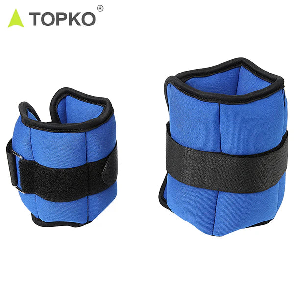 Topko Adjustable ANKLE WEIGHT- Blue