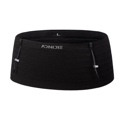 Aonijie Sports Waist bag with Bib Number Holder W8116-BLACK