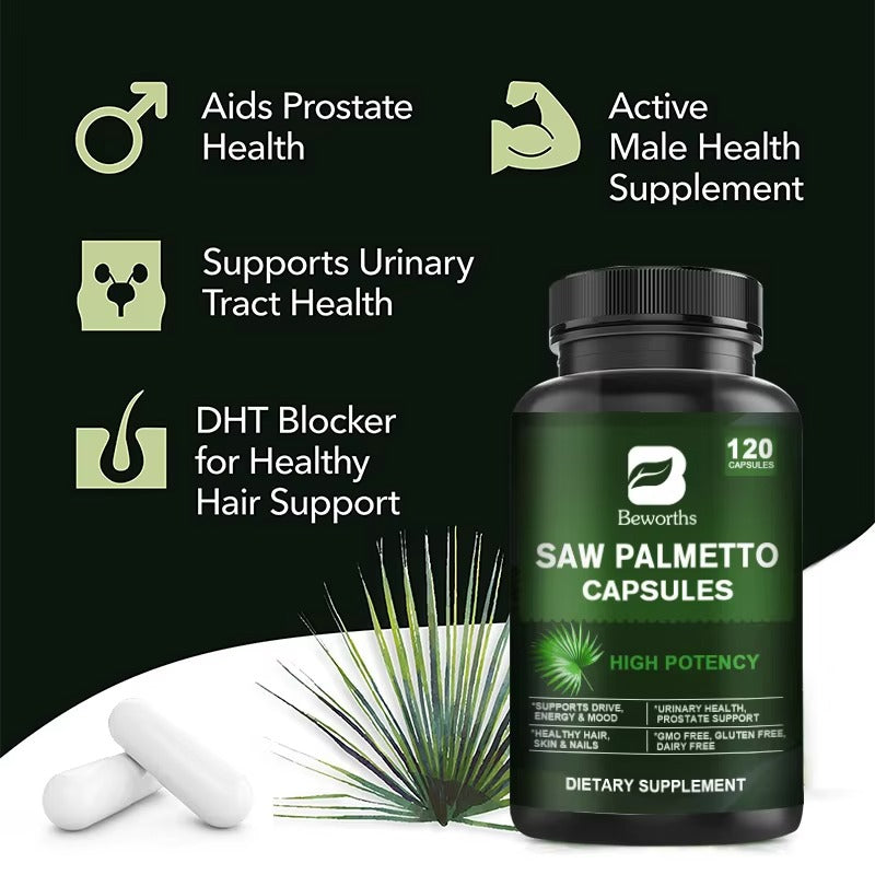 Beworths Saw Palmetto Capsules Dietary Supplement