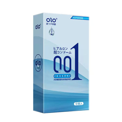JAPANESE OLO ULTRA THIN CONDOM 10pcs in 1 Box - SQUARE PACKAGING