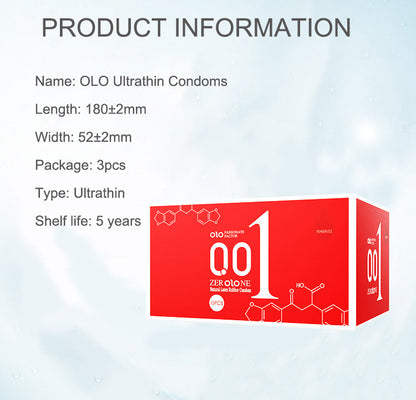 OLO 001 DELAY DRAGON CONDOM 10 PCS - round packaging
