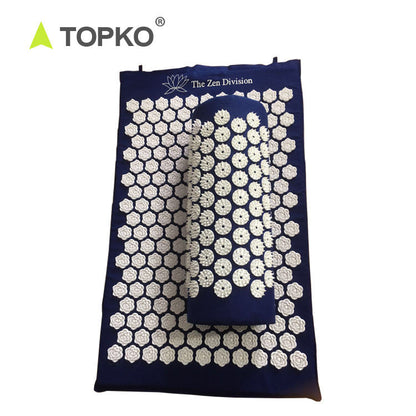 TOPKO Eco-friendly Cotton Material Acupressure Mat & Pillow Set