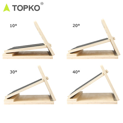 Topko Wooden Slant Board for Calf Stretcher