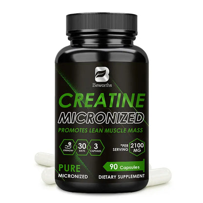 Beworths Creatine Monohydrate Capsules for Muscle Growth Supplement