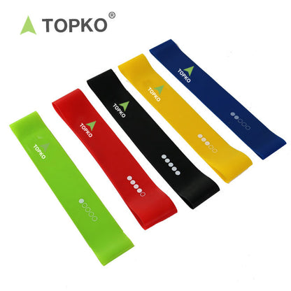 Topko TPE RESISTANCE BANDS Loop- 5pcs SET