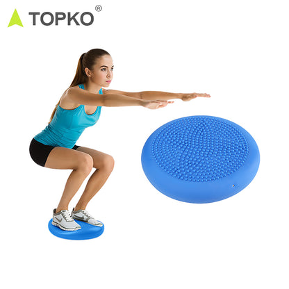 Topko Inflatable Balance Pad- Blue