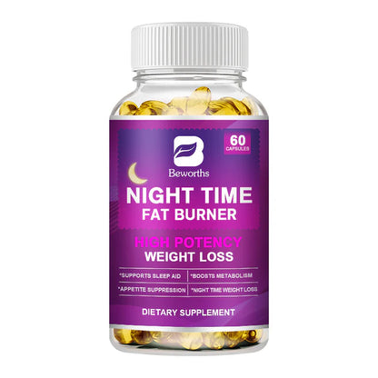 Beworths Night Time FAT BURNER Capsule for Dietary Supplement