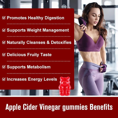 Beworths APPLE CIDER Vinegar Gummies for Dietary Supplement 1200mg