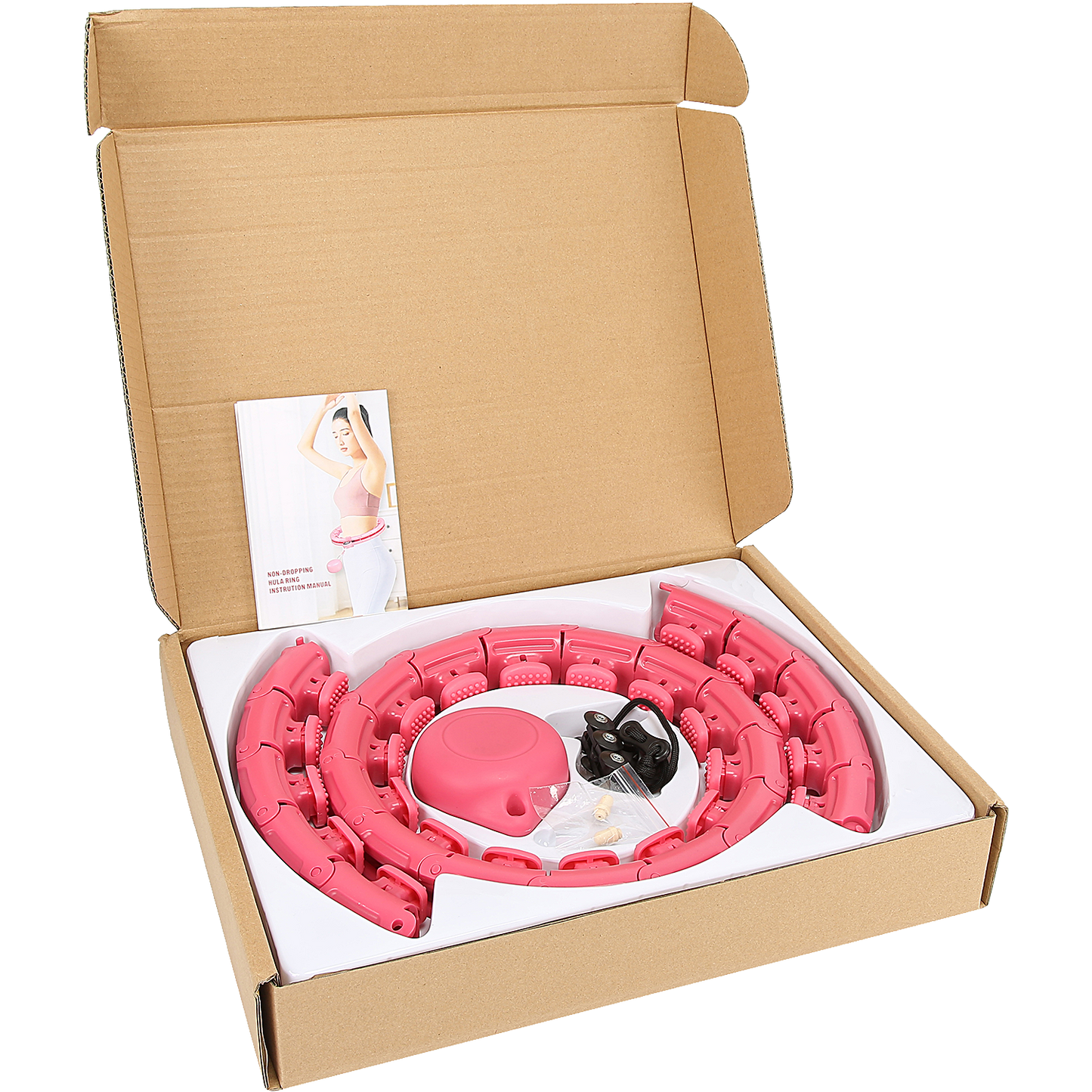 Topko Adjustable Hula Hoop- Pink