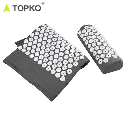 TOPKO Eco-friendly Cotton Material Acupressure Mat & Pillow Set