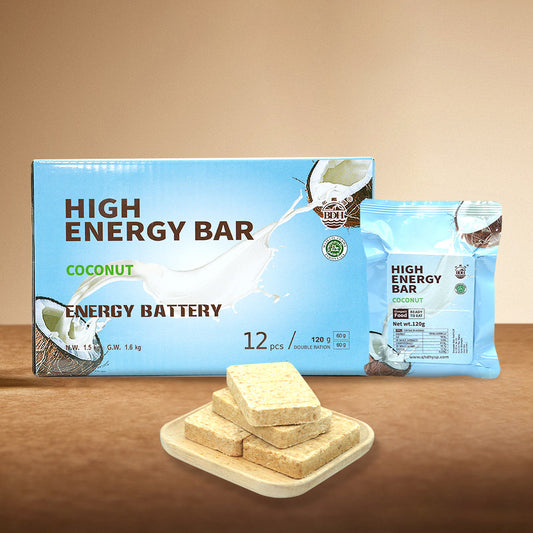 COCONUT High Energy Bar 120g x 12 pcs (1 Box) - Exp. Date 2044