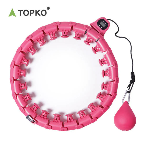 Topko Adjustable Hula Hoop- Pink