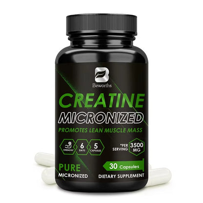 Beworths Creatine Monohydrate Capsules for Muscle Growth Supplement