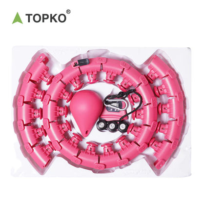 Topko Adjustable Hula Hoop- Pink