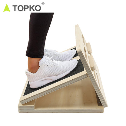 Topko Wooden Slant Board for Calf Stretcher