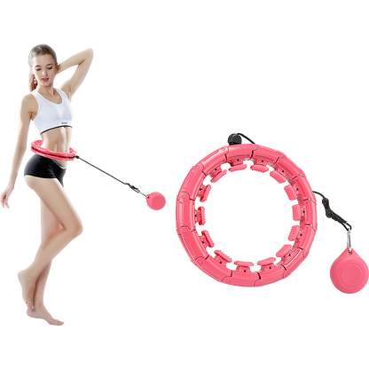 Topko Adjustable Hula Hoop- Pink