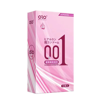 JAPANESE OLO ULTRA THIN CONDOM 10pcs in 1 Box - SQUARE PACKAGING