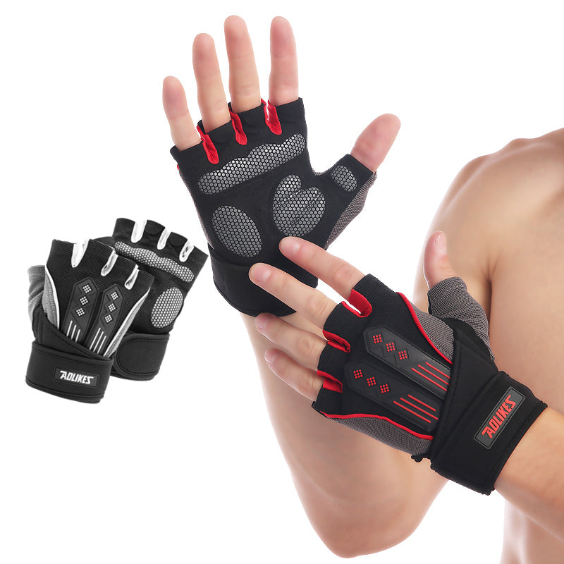 Aolikes 115 Palm Protection Gym Gloves