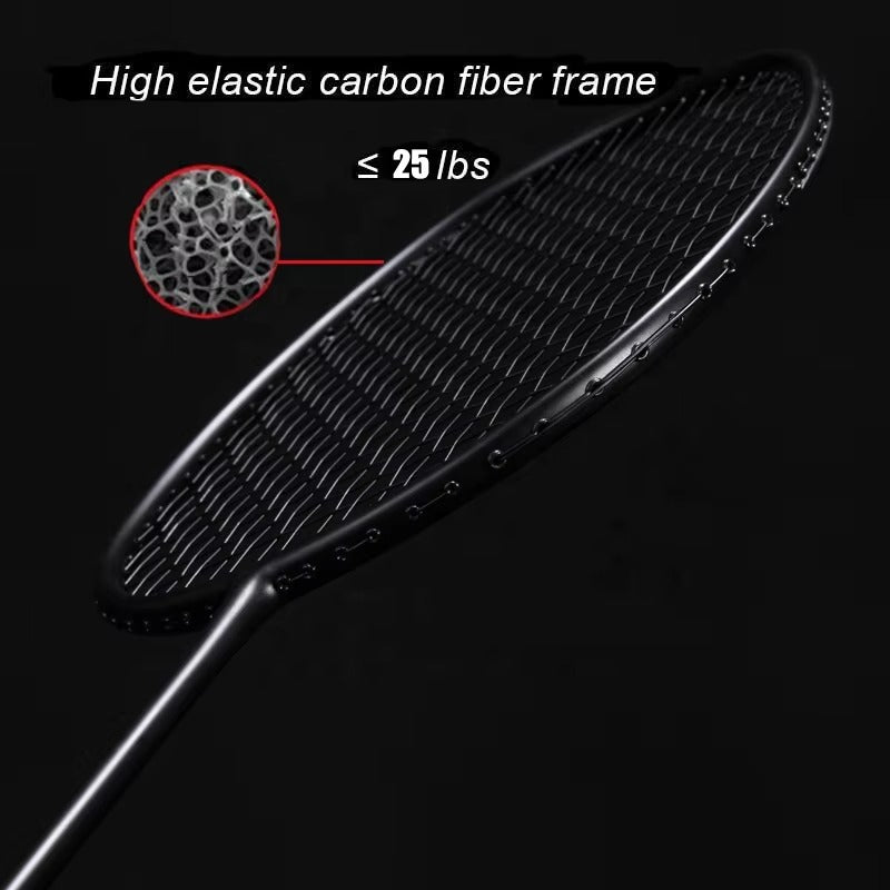 ALP SPORTS RR 4U G4 Carbon Fiber 22-25Lbs Badminton Racket