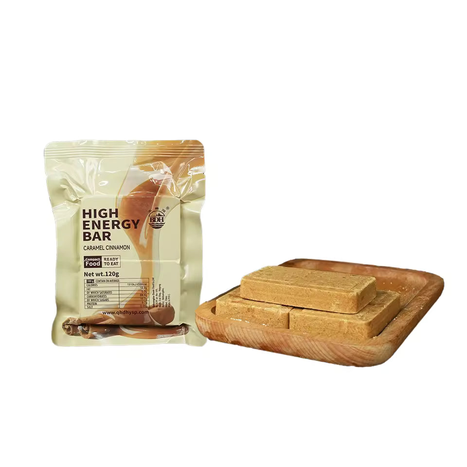 CARAMEL CINNAMON High Energy Bar 120g x 12pcs (1 Box) - Exp. Date 2045