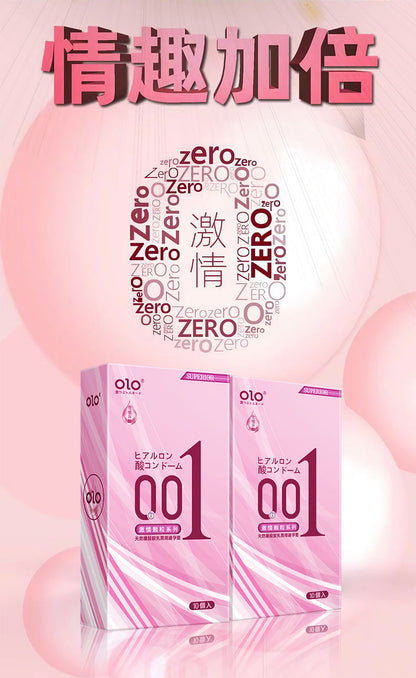 JAPANESE OLO ULTRA THIN CONDOM 10pcs in 1 Box - SQUARE PACKAGING