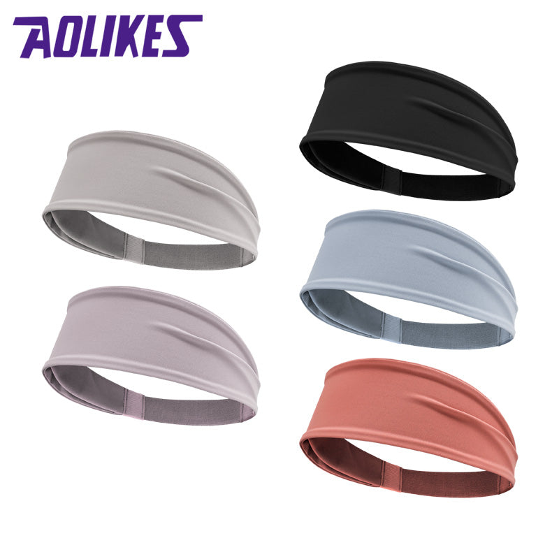 Aolikes 2116 Elastic Stretchy Headband Breathable Sweatband