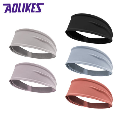 Aolikes 2116 Elastic Stretchy Headband Breathable Sweatband