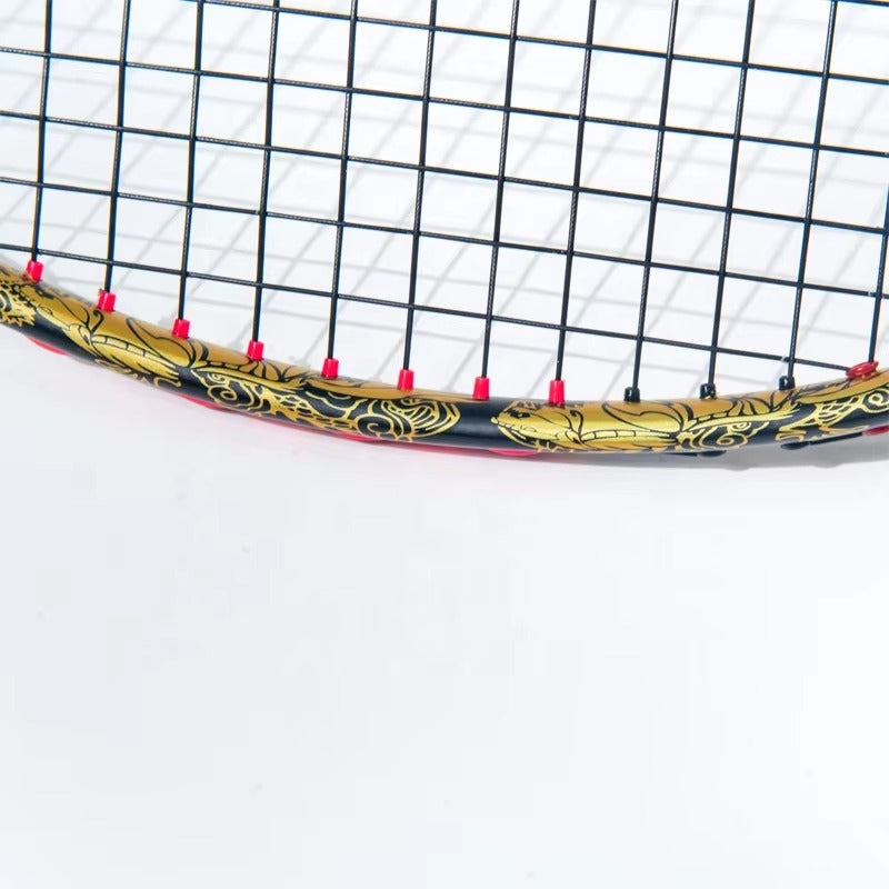 ALP SPORT ZY 10U 22-30Lbs Carbon Fiber Golden Dragon Badminton Racket (Single)