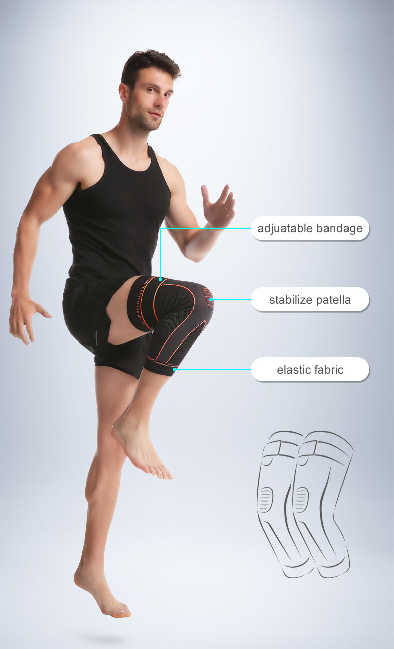 Aolikes 7815 Compression Leg and Knee Sleeves