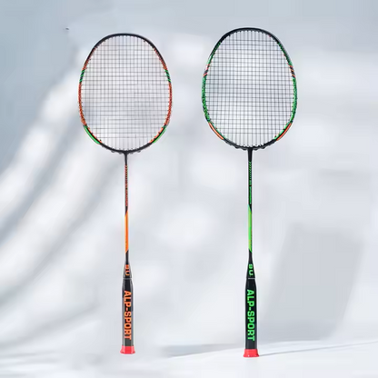 ALP SPORT SR 9U 24-35Lbs Double-edged Carbon Fiber Badminton Racket