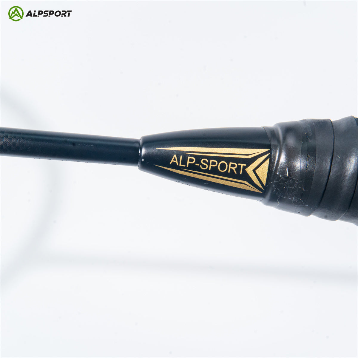 ALP SPORT 1pc BLACK XHP - ALP XHP 6U G4 Carbon Fiber Badminton Racket Flexible & Lightweight With Grips Full Carbon Rackets- Black