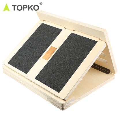 Topko Wooden Slant Board for Calf Stretcher