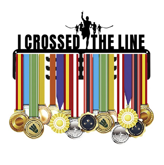 I CROSSED THE LINE Medal Hanger (Metal)