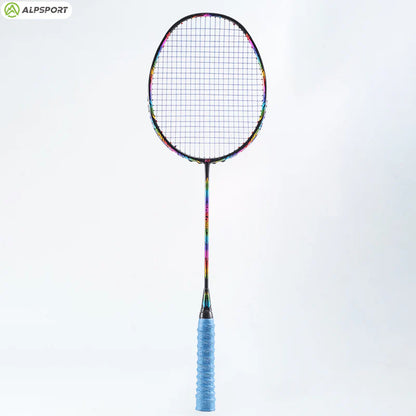 ALPSPORT XC 4U/G4 32Lbs Carbon Fiber Badminton Racket- Blue (Single)